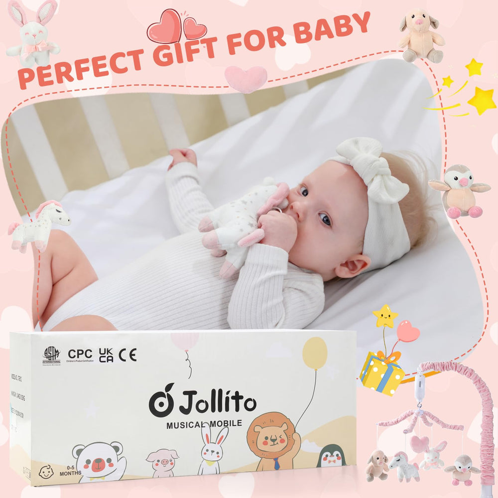 JOLLITO easy-install clamp fits most cribs for quick setup