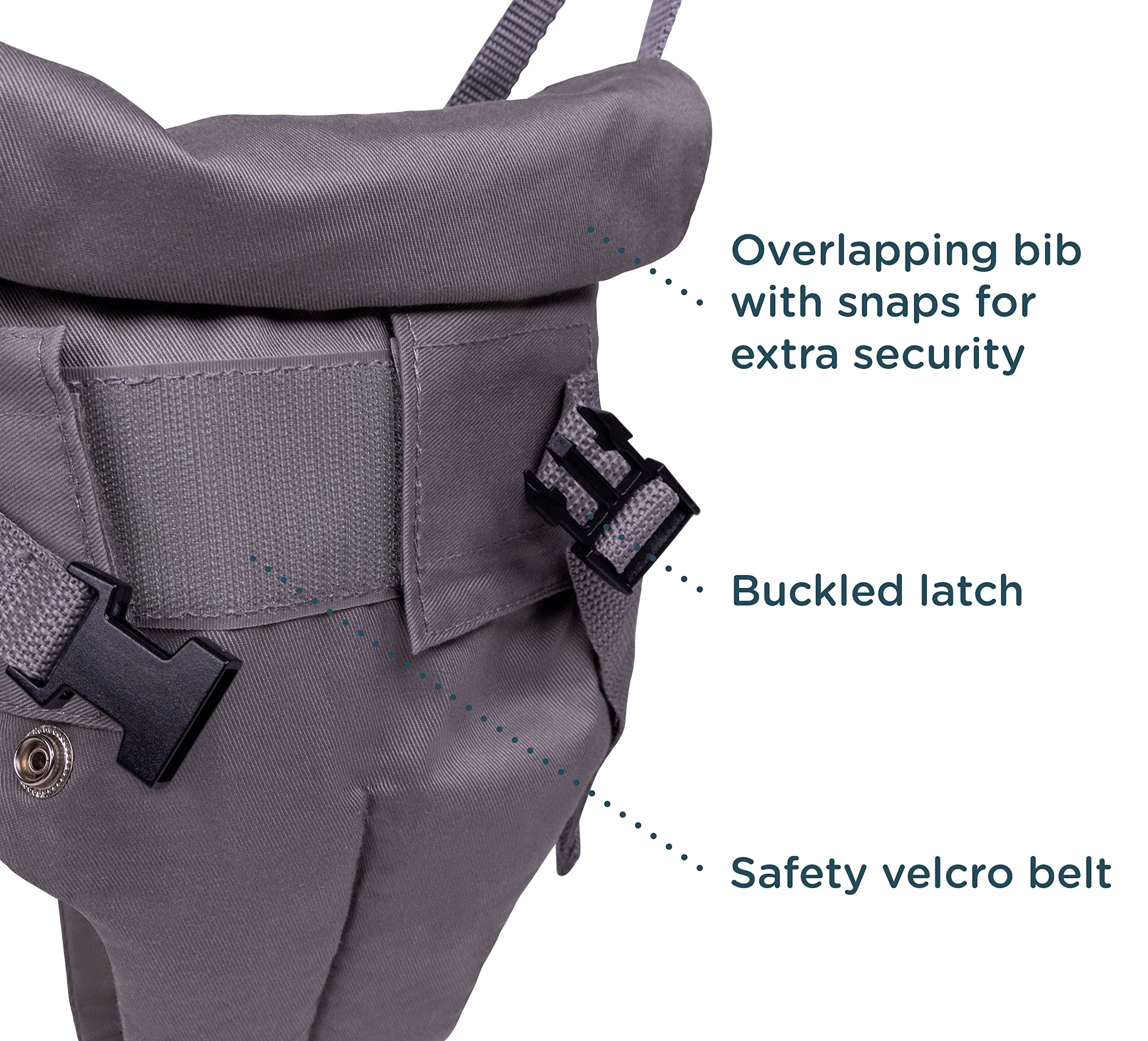 Saddle seat supports posture during safe jumping sessions.