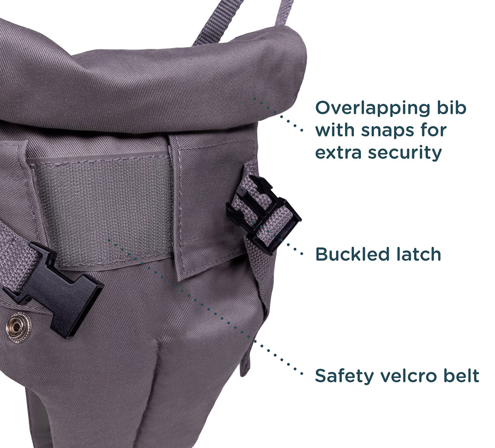 Saddle seat supports posture during safe jumping sessions.