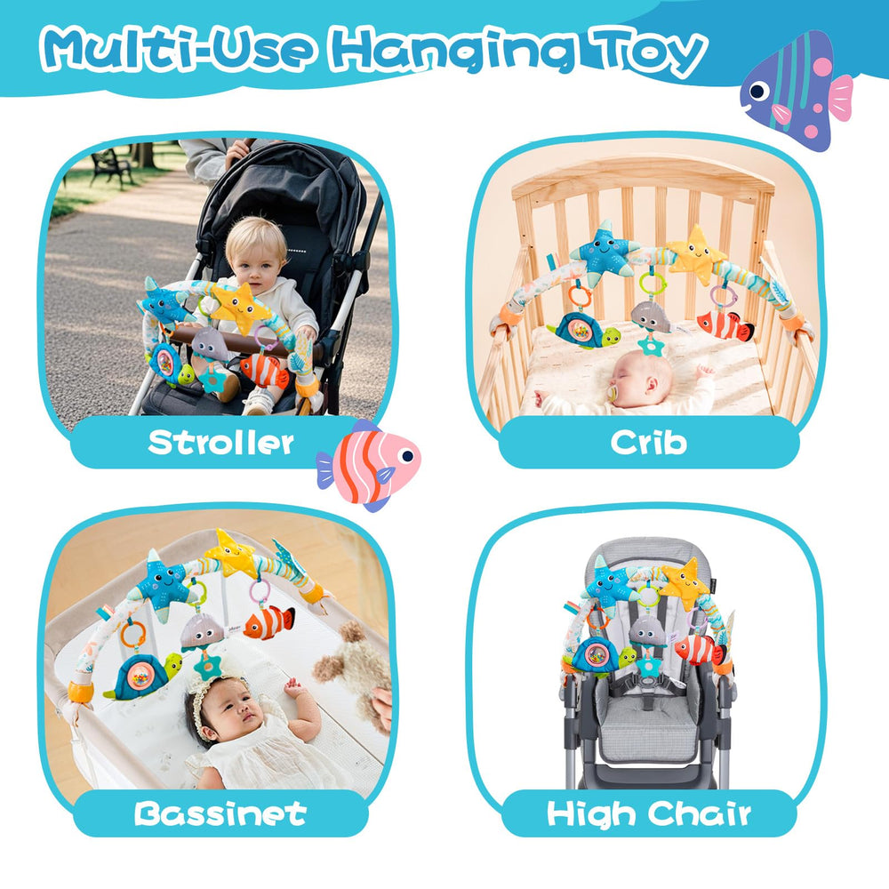 Jollybaby Starfish outdoor-friendly setup for stroller adventures