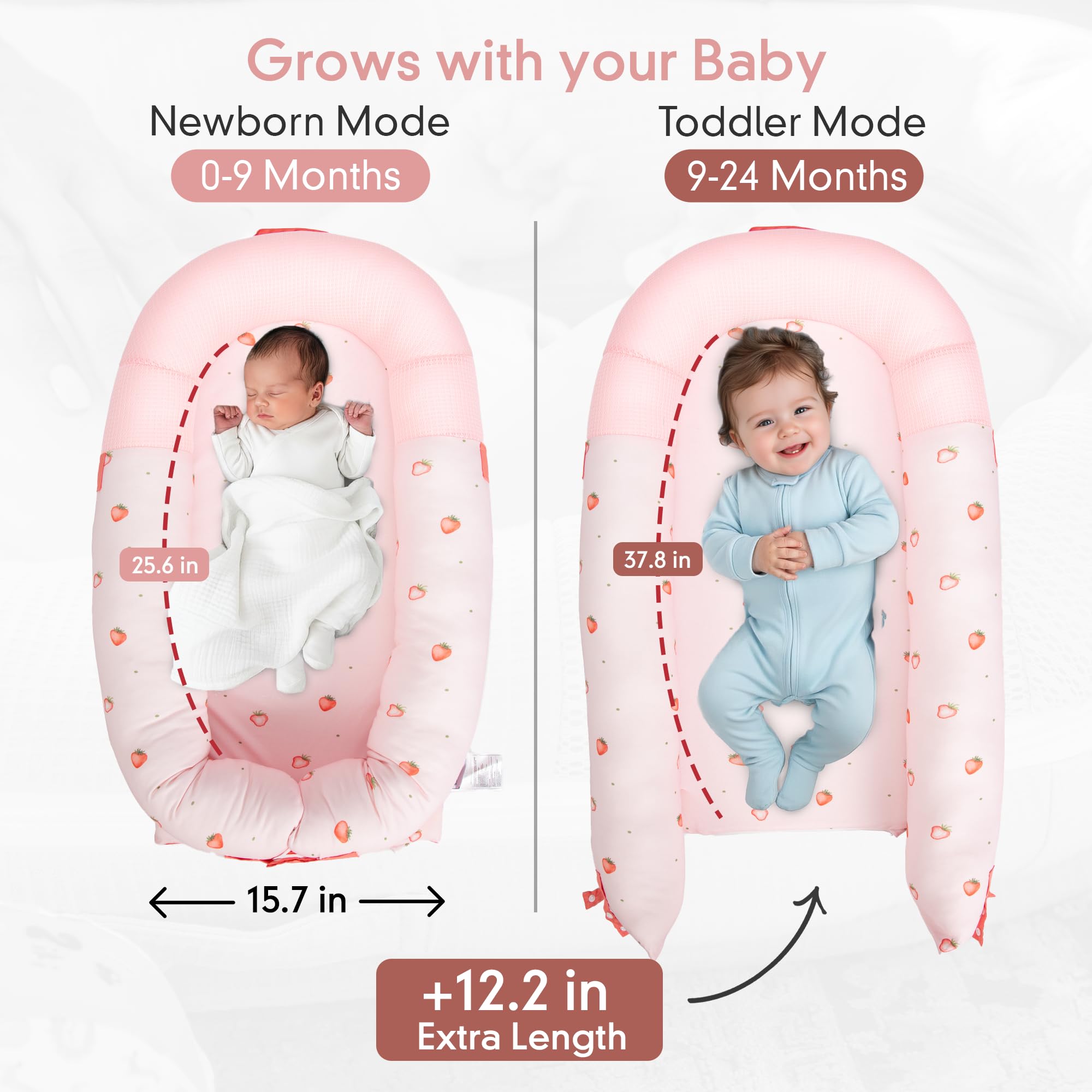 JollyBoo lounger is portable with three handles for easy transport