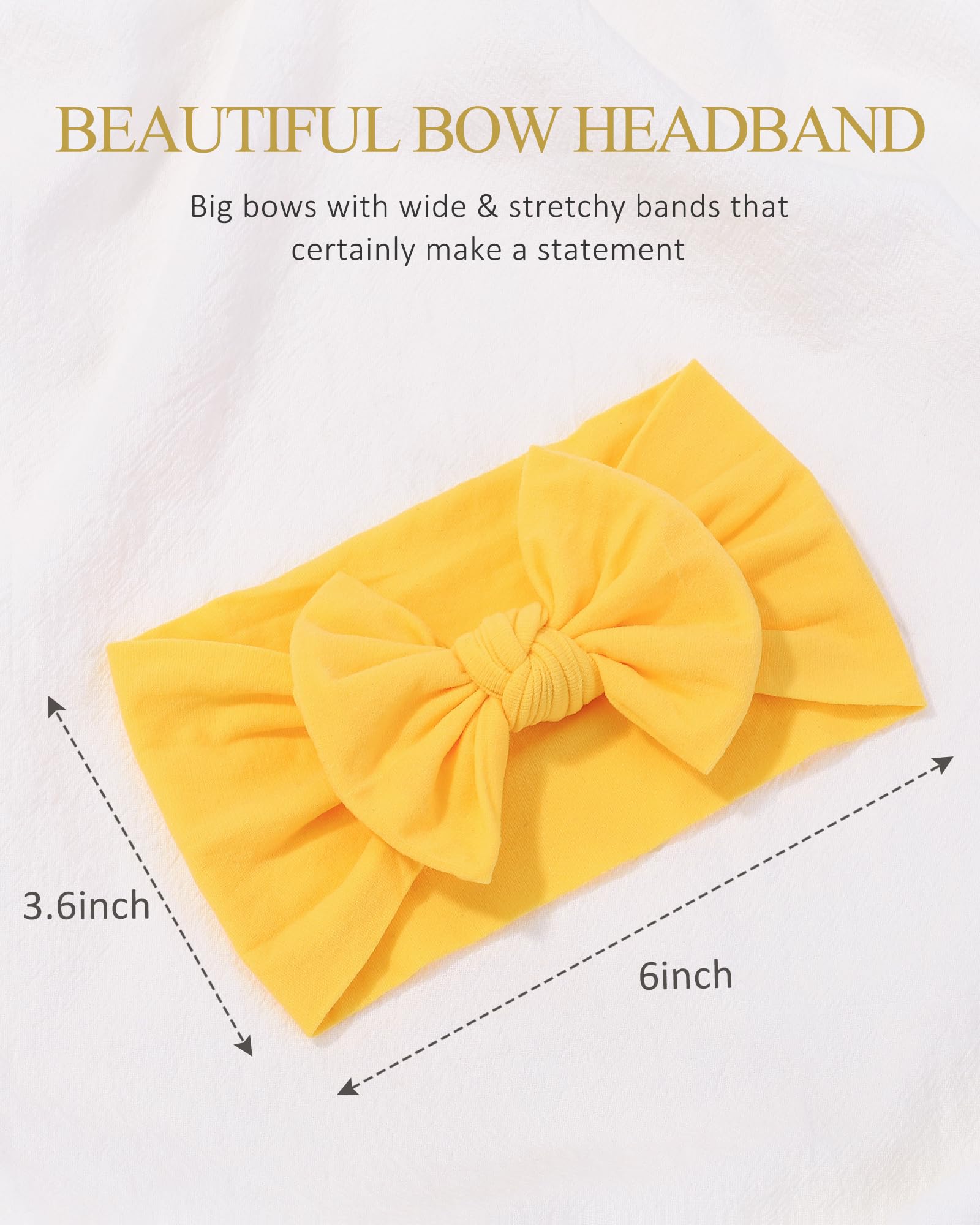 Jollybows color assortment headbands; suitable for photos and daily wear