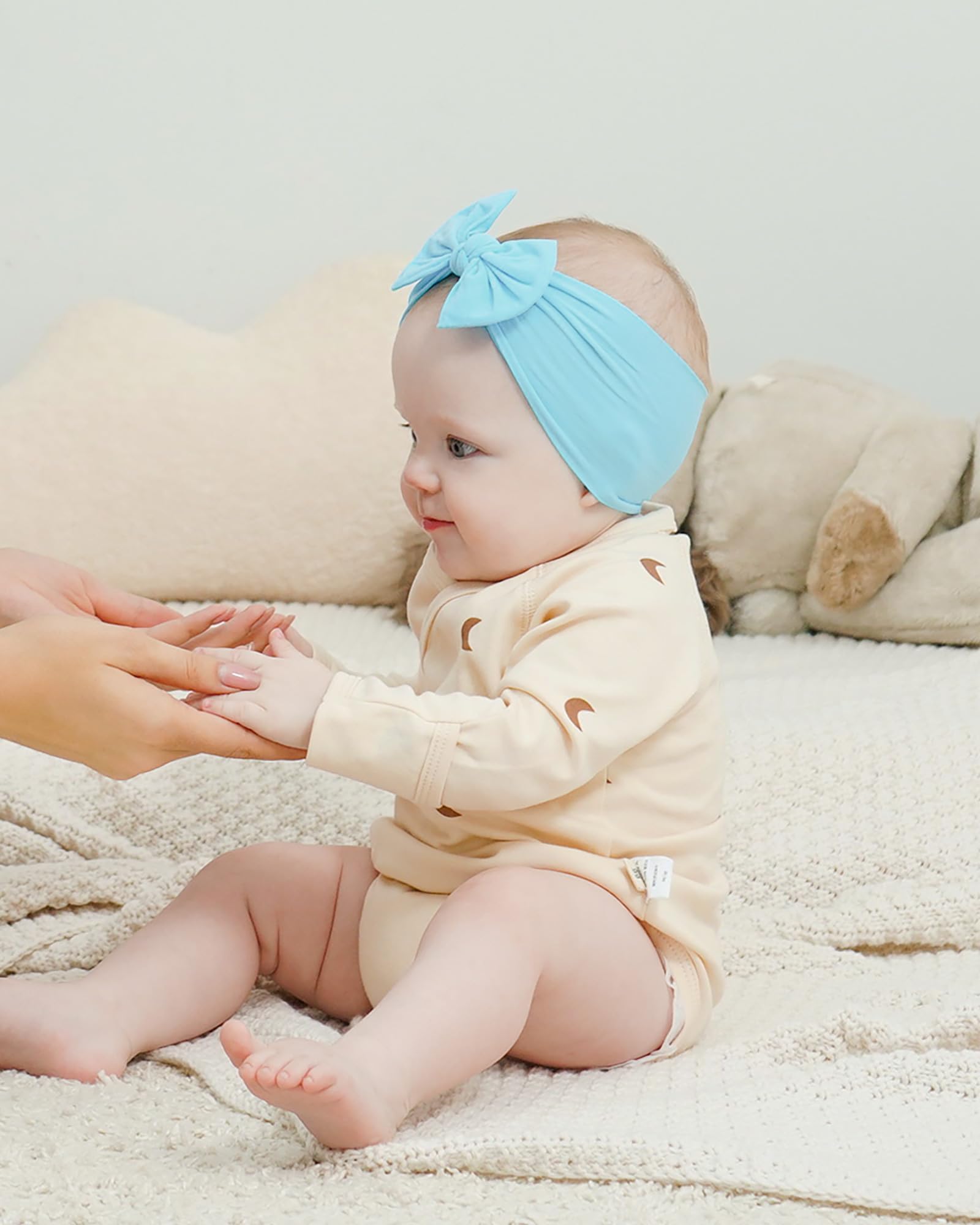 Jollybows soft nylon headbands; ideal daily wear and special occasions