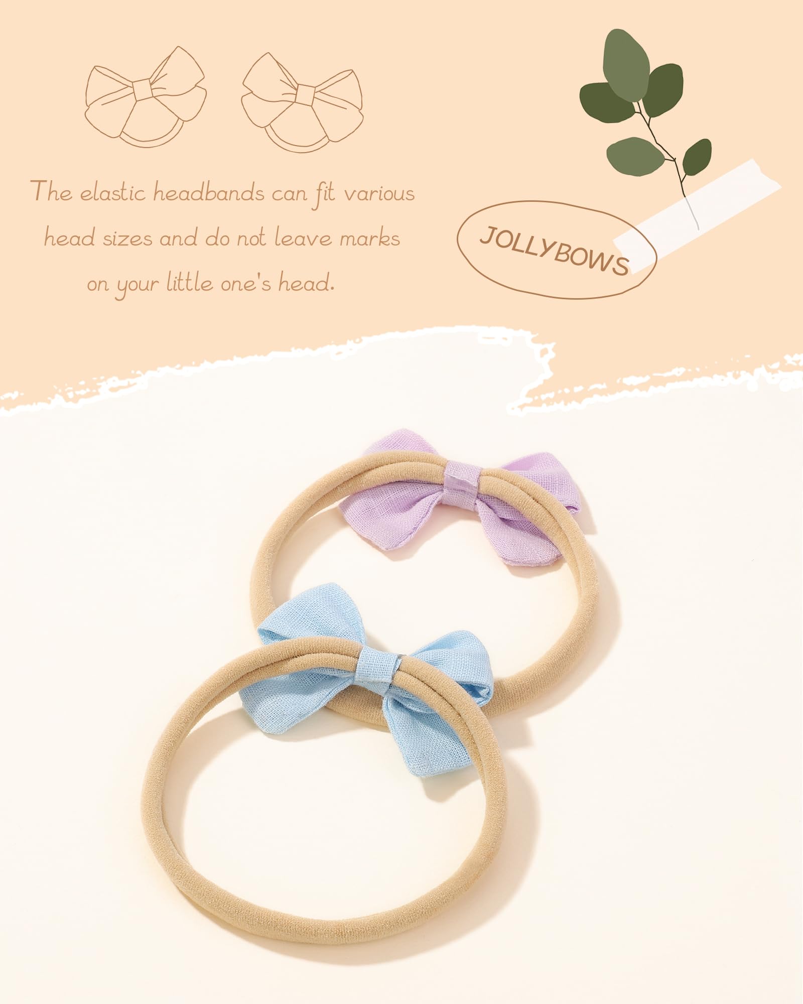 Jollybows baby photoshoot bow adds charming detail to portraits