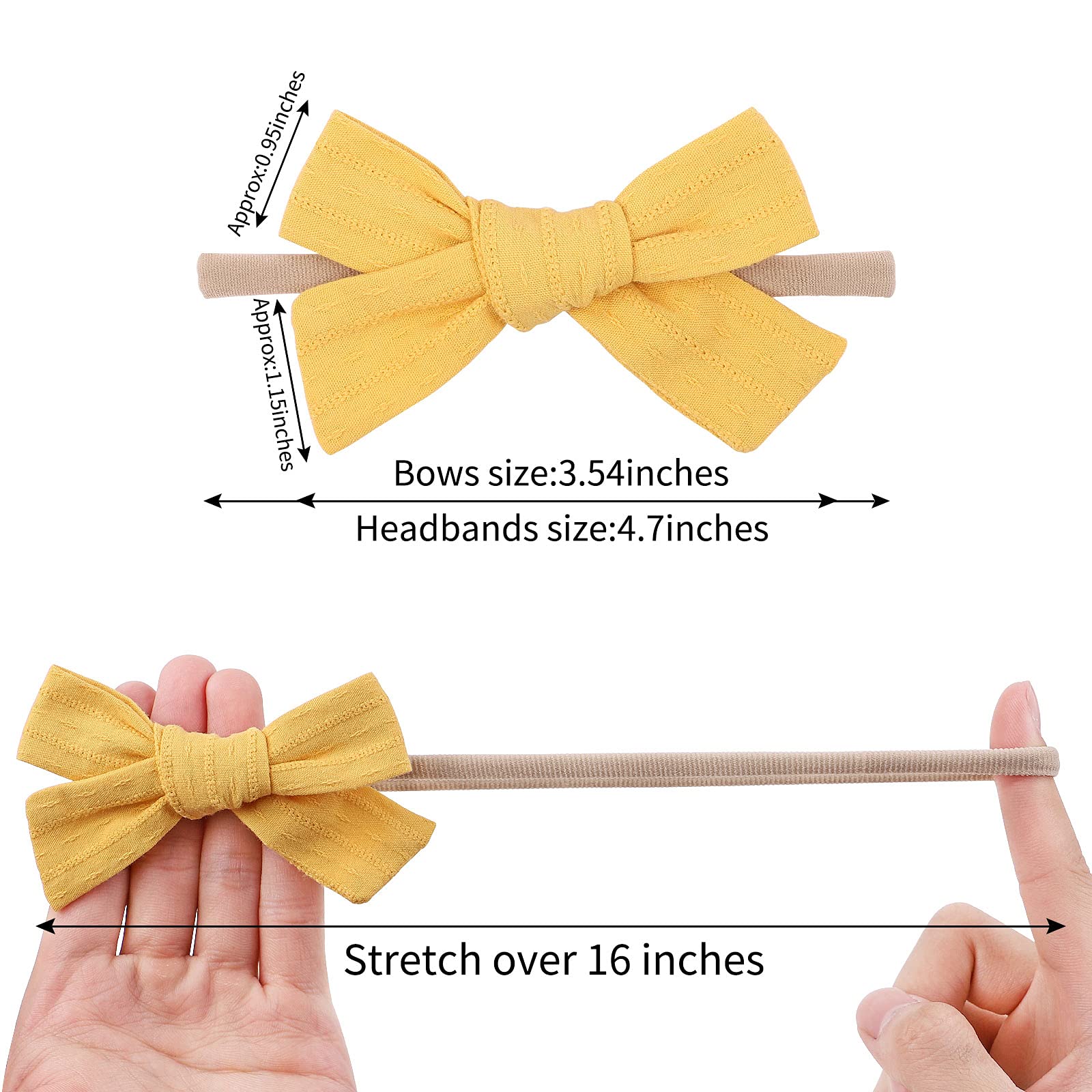 Jollybows 20-color bow set on gift-ready packaging for versatile styling.