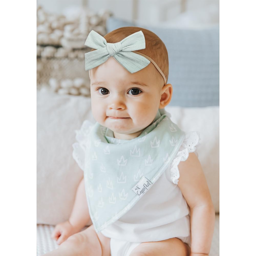 Jollybows bows displayed on a gift-ready card for convenient gifting.