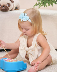 Jollybows cute baby bows on bands gentle on delicate hair