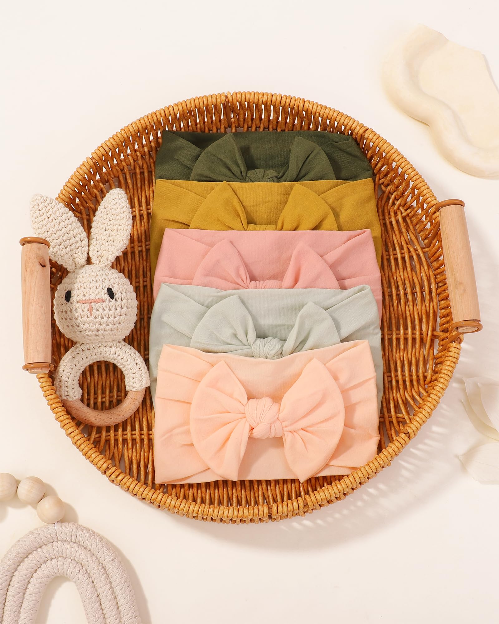 Jollybows gift-ready headbands ideal for birthdays and baby showers.