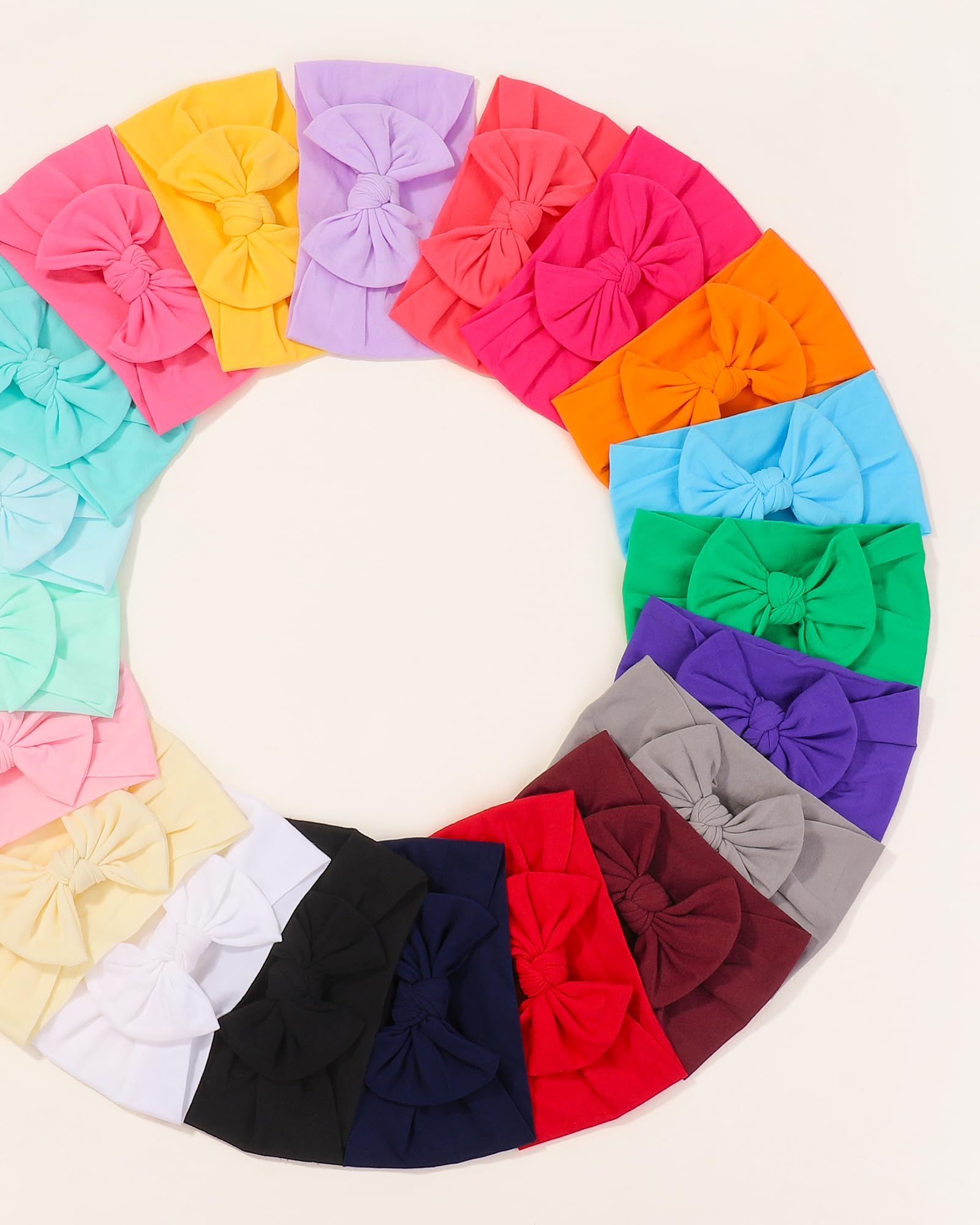 Jollybows handmade headbands crafted in a smoke-free studio.