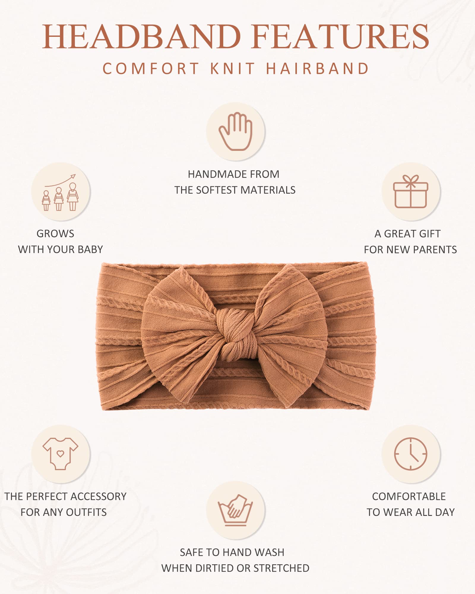 Jollybows headbands make a thoughtful gift for baby showers.
