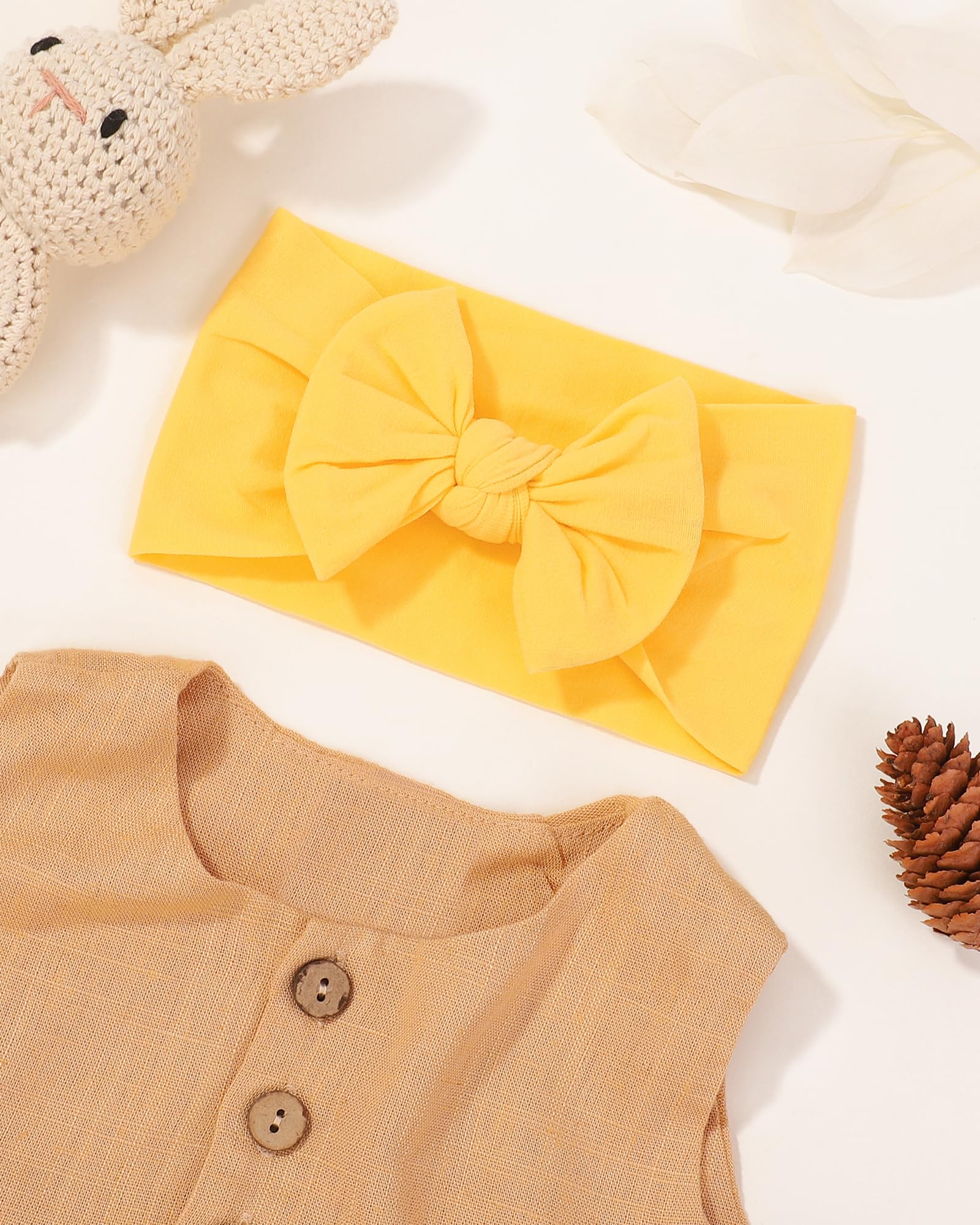 Jollybows headbands are gentle on tiny heads with no indentations.