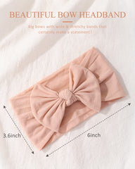 Jollybows newborn-soft nylon headband provides secure, gentle fit for tiny heads.