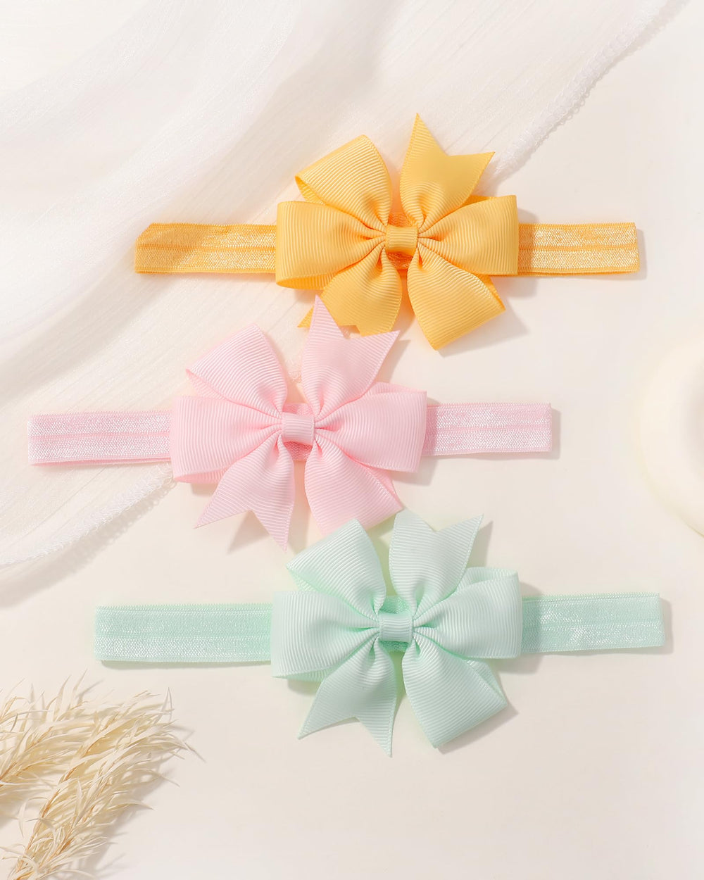 Jollybows adjustable headband grows with your infant for long use