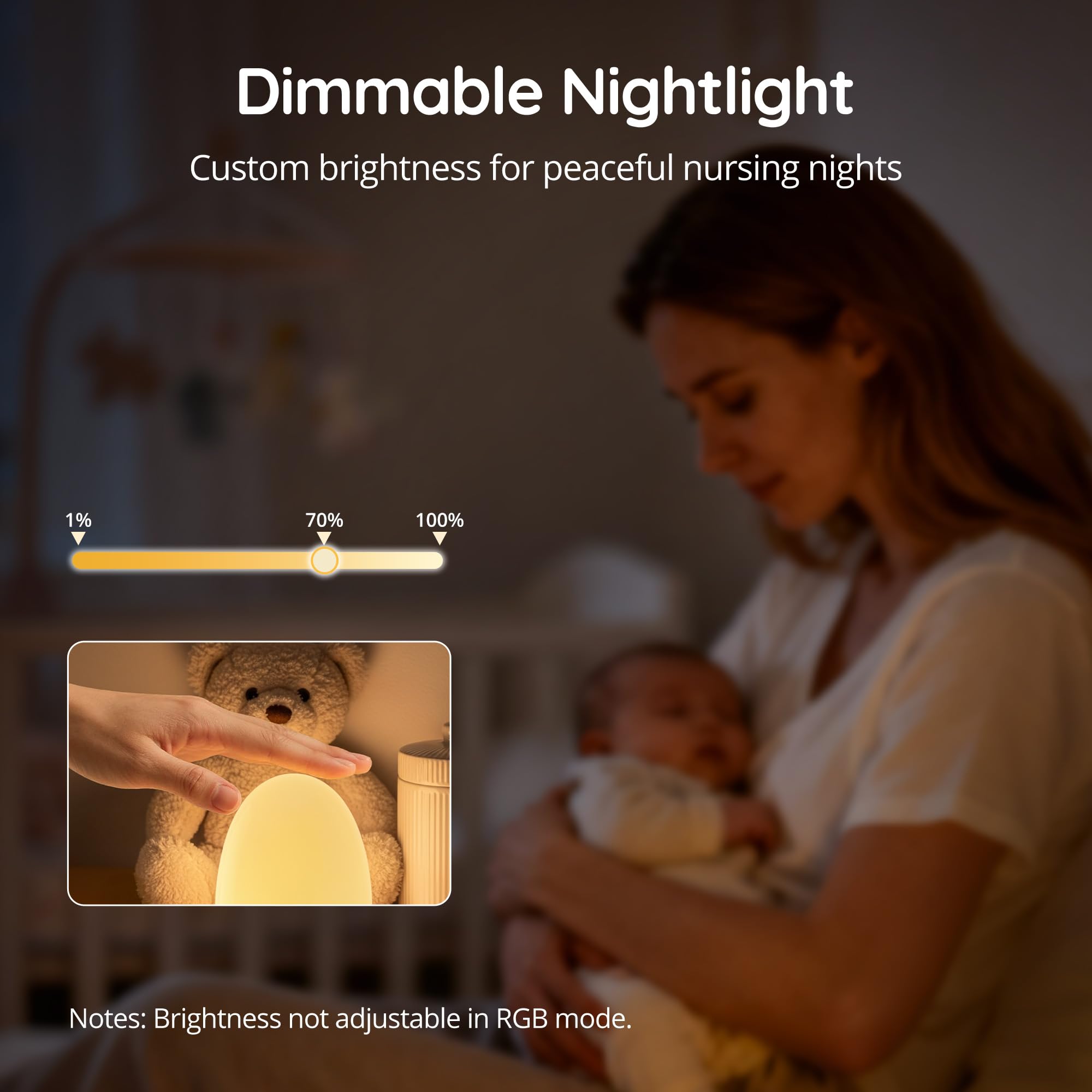 JolyWell auto-off timer helps conserve power after bedtime use.