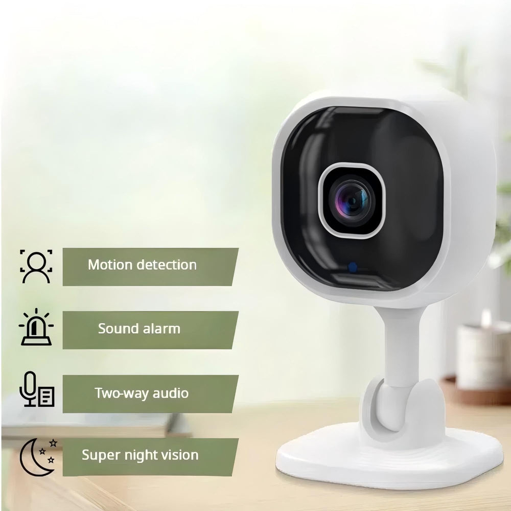 JolyWell Baby Monitor HD night vision enables clear checks after lights out.