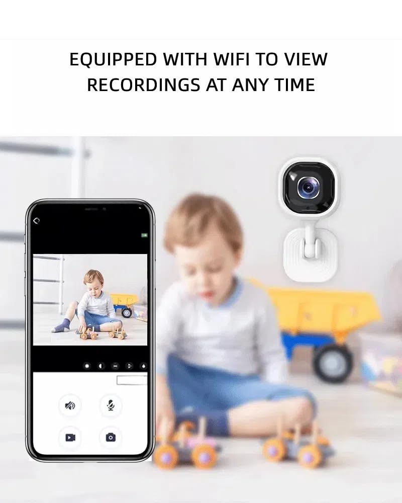 JolyWell Baby Monitor motion detection helps catch movement early.