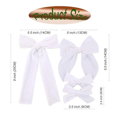 Jomila knot velvet bow ideal for ponytails and bangs