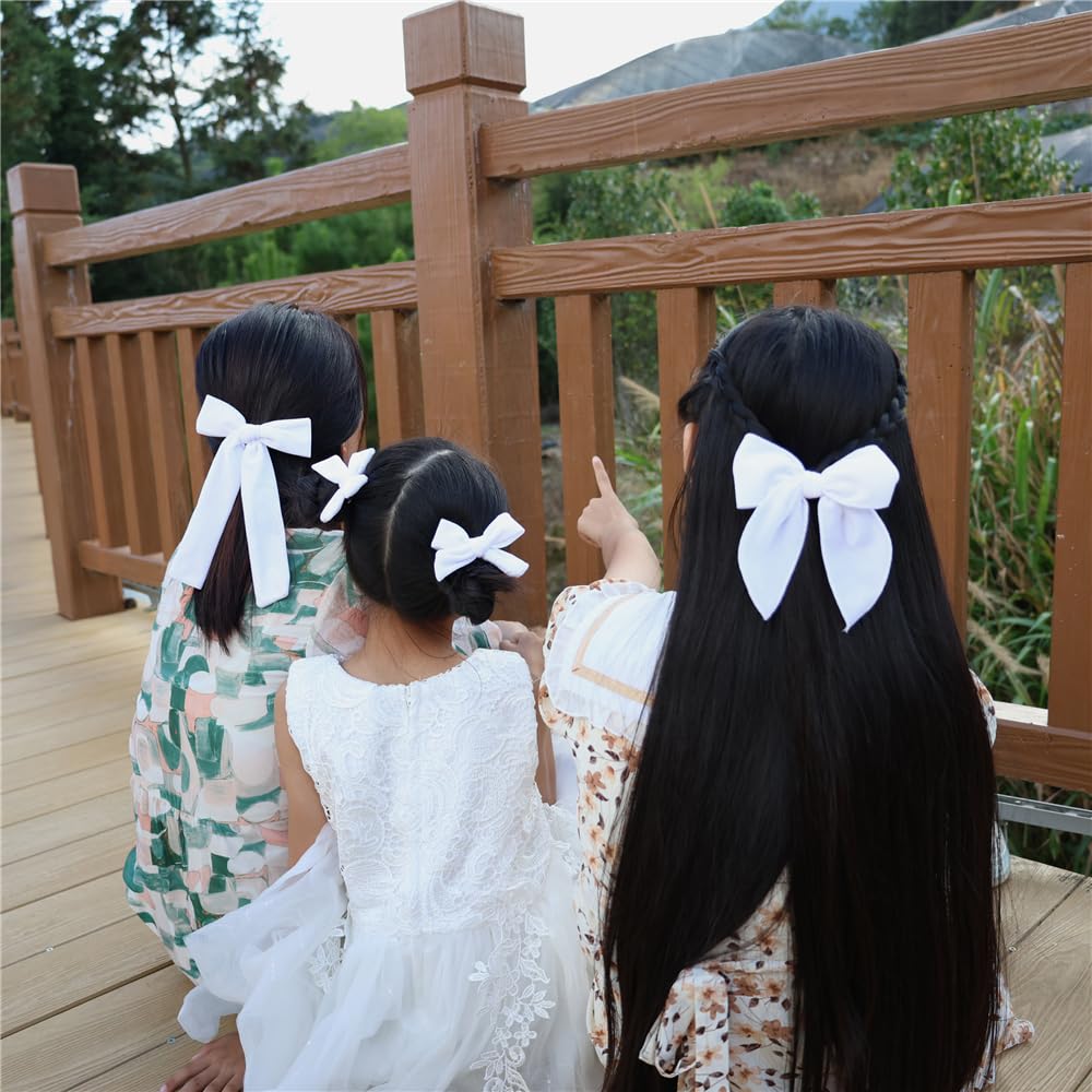 Jomila velvet bow bundle worn for coordinated family looks