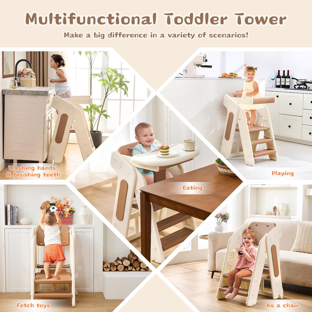 JooKiddie five-point safety belt supports stable seating during meals