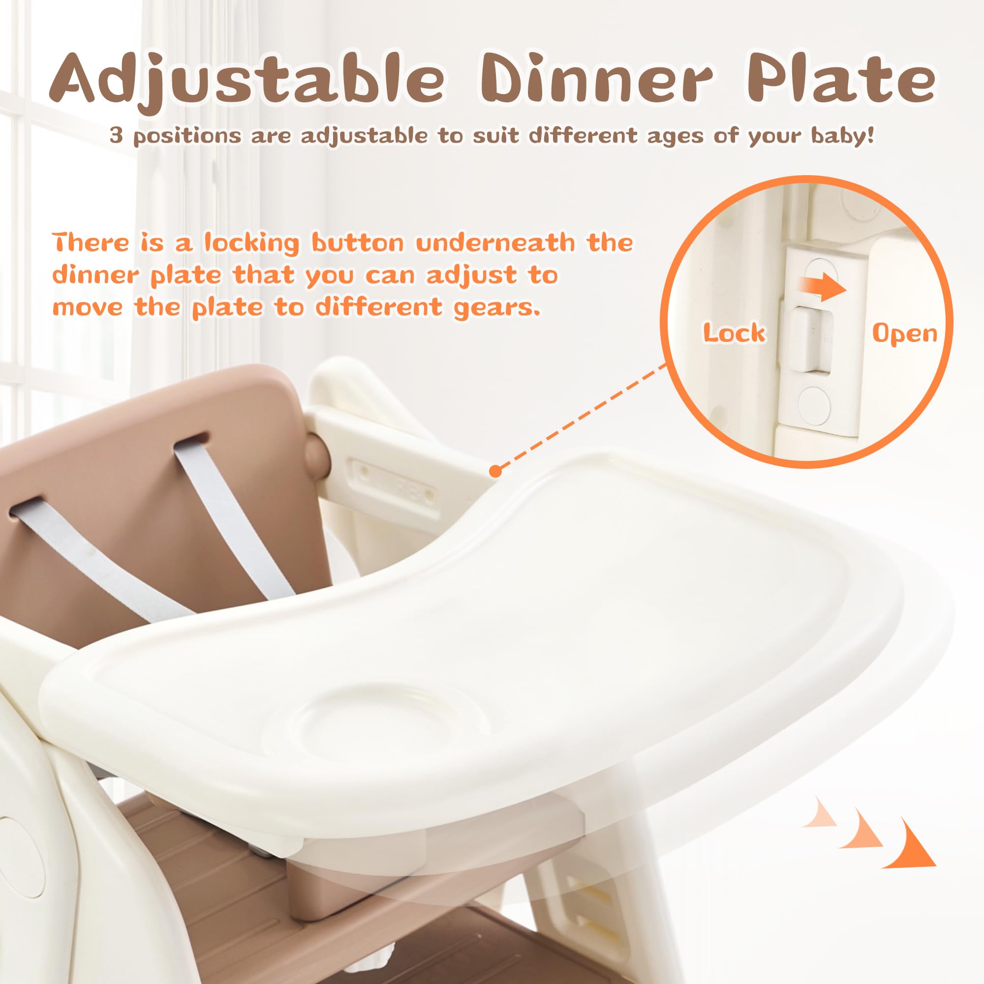 JooKiddie foldable base stores flat when not in use