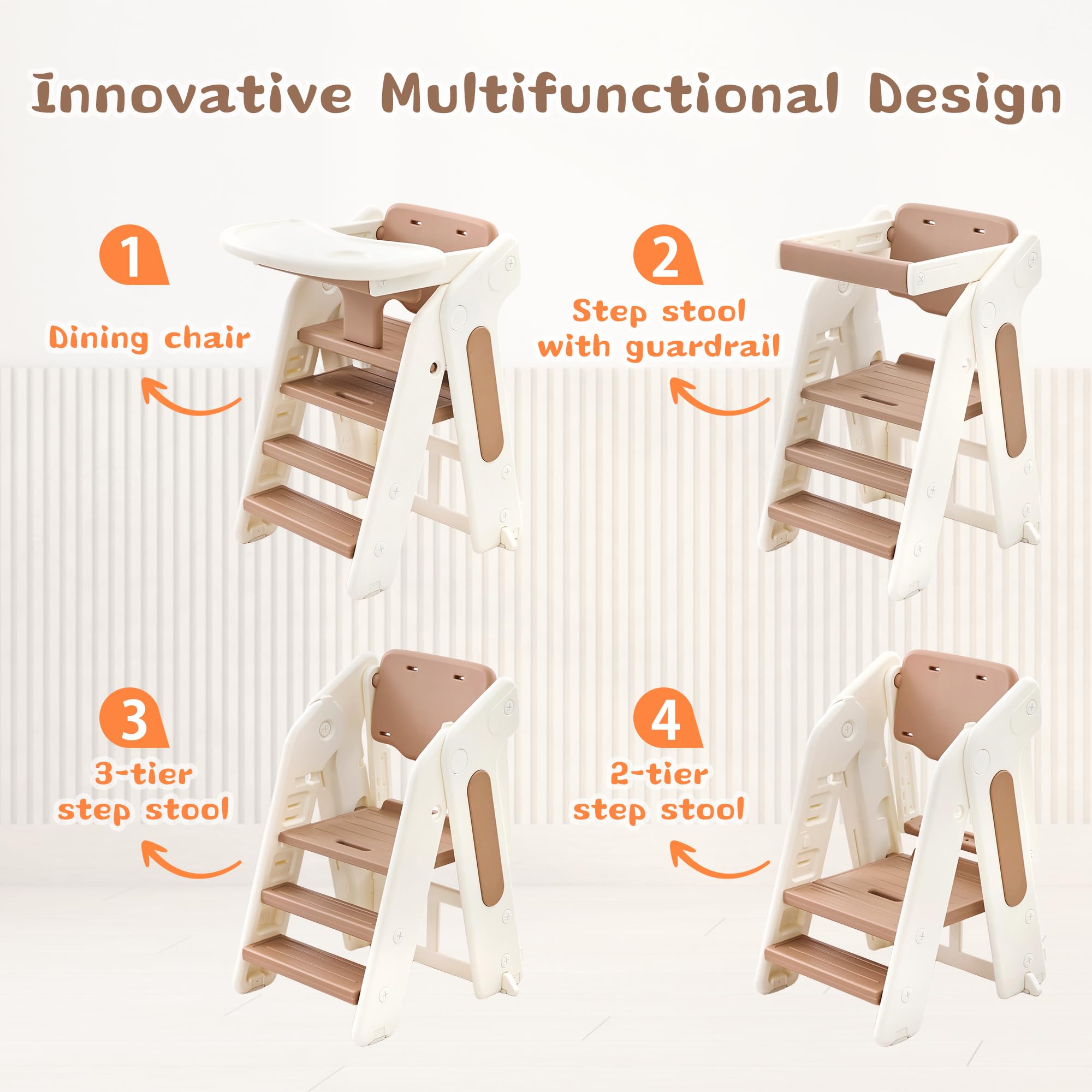 JooKiddie safety rail setup keeps little climbers secure while reaching counters