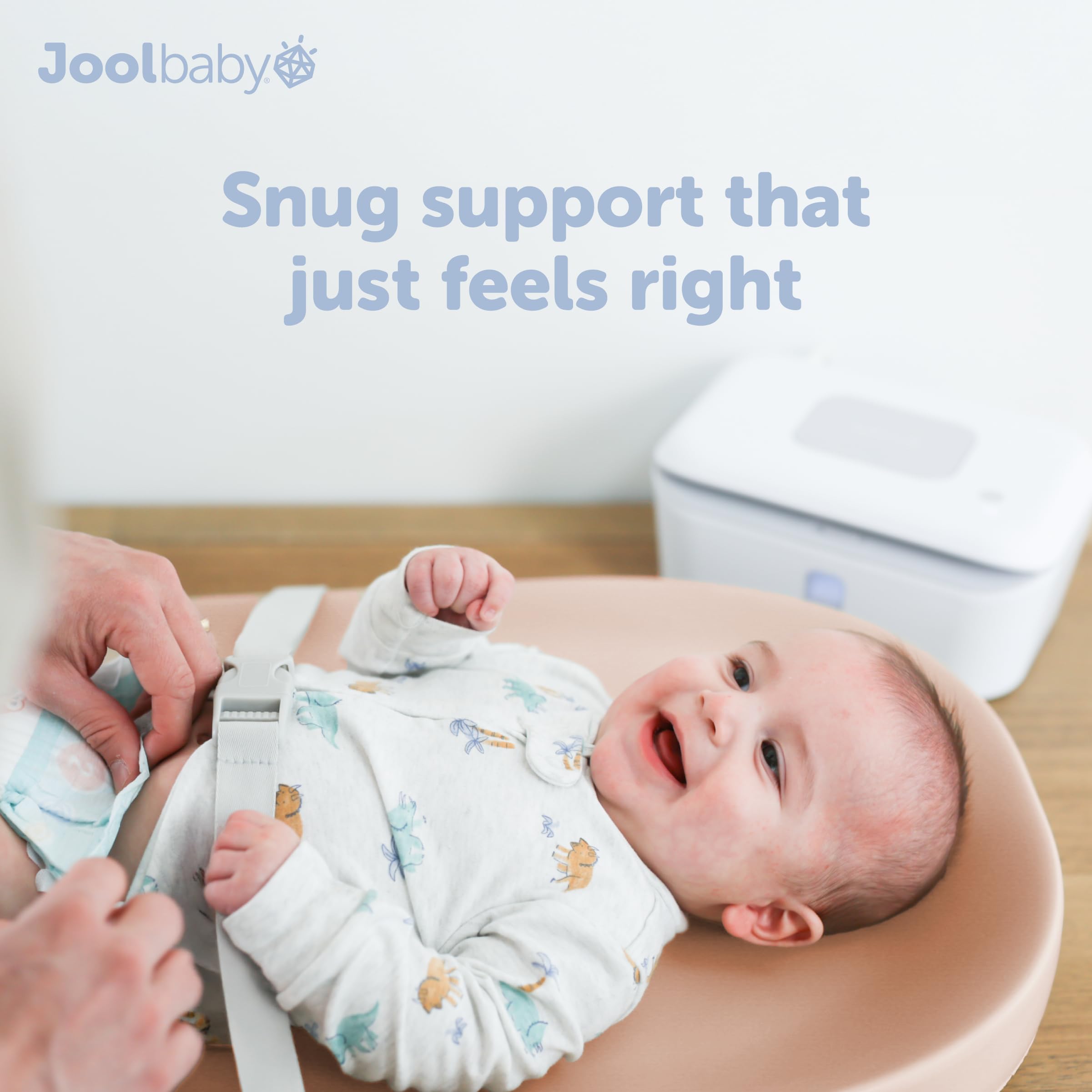 Jool Baby portable changing pad, lightweight and ready for travel.