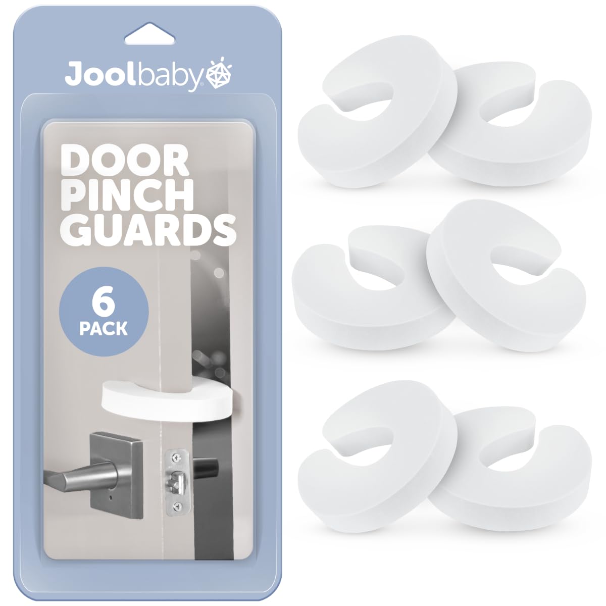 Jool Baby Door Pinch Guards edge protector for safer door use and finger protection
