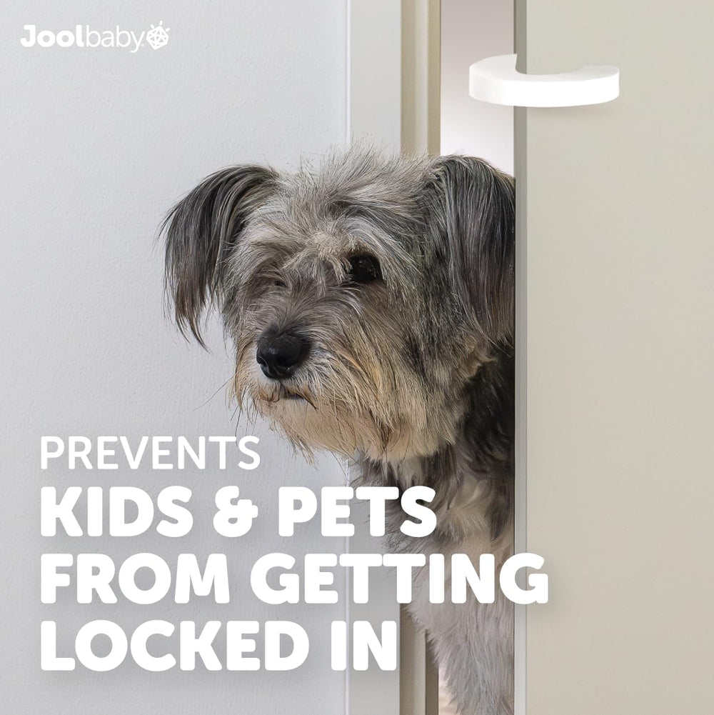 Jool Baby Door Pinch Guards pet safety prevents pets from getting locked in