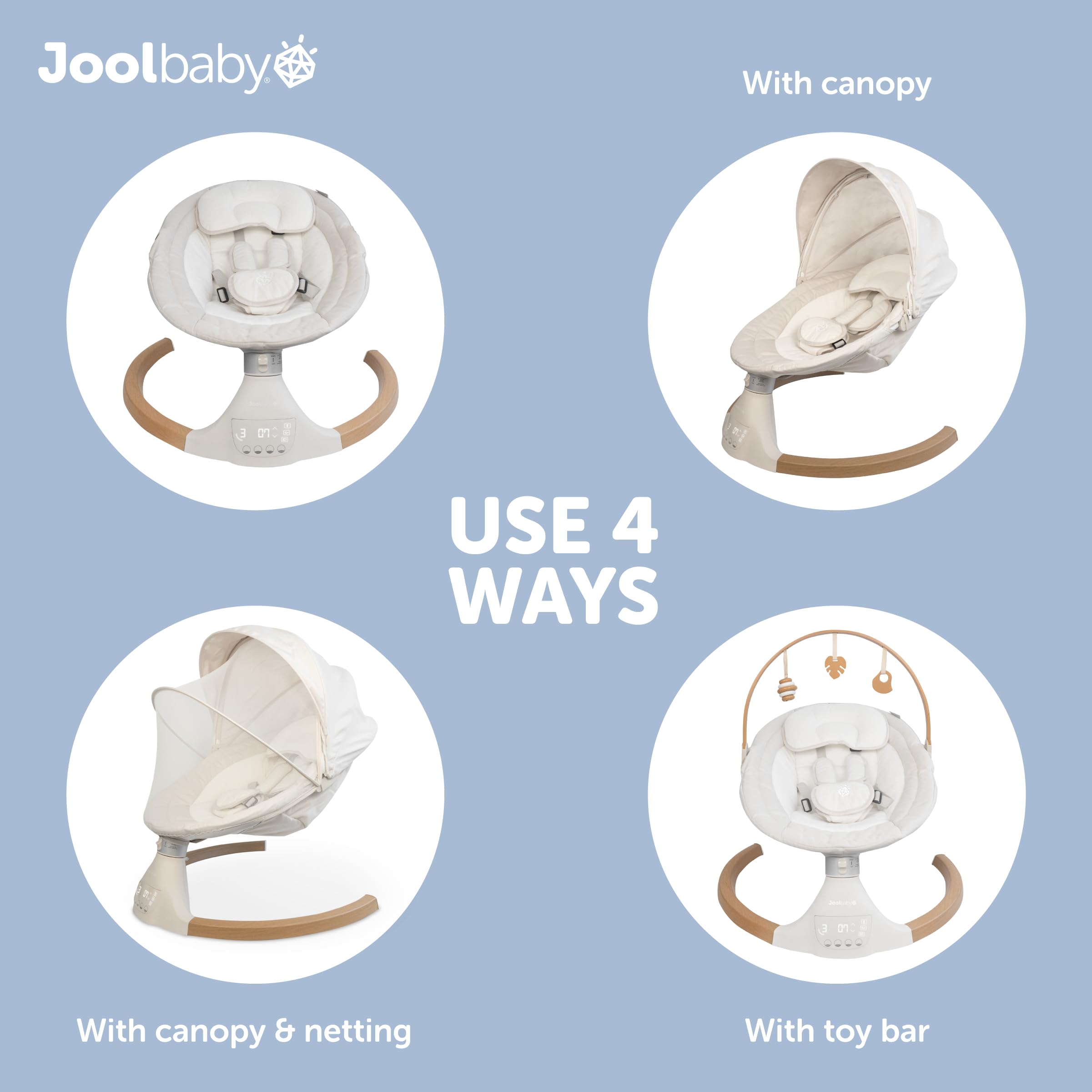 Compact, lightweight design makes setup easy anywhere.