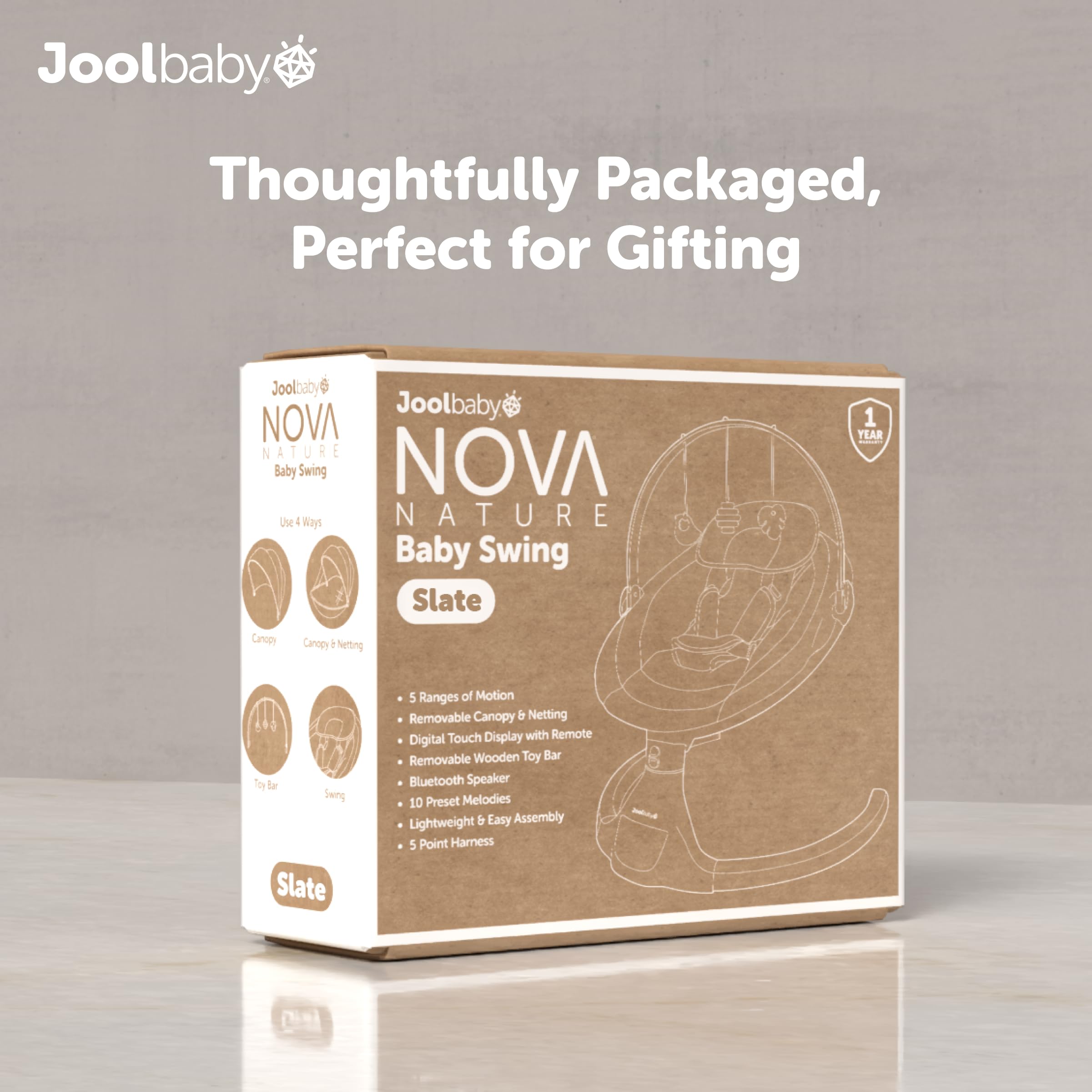 Nova Nature swing foldable design for compact storage