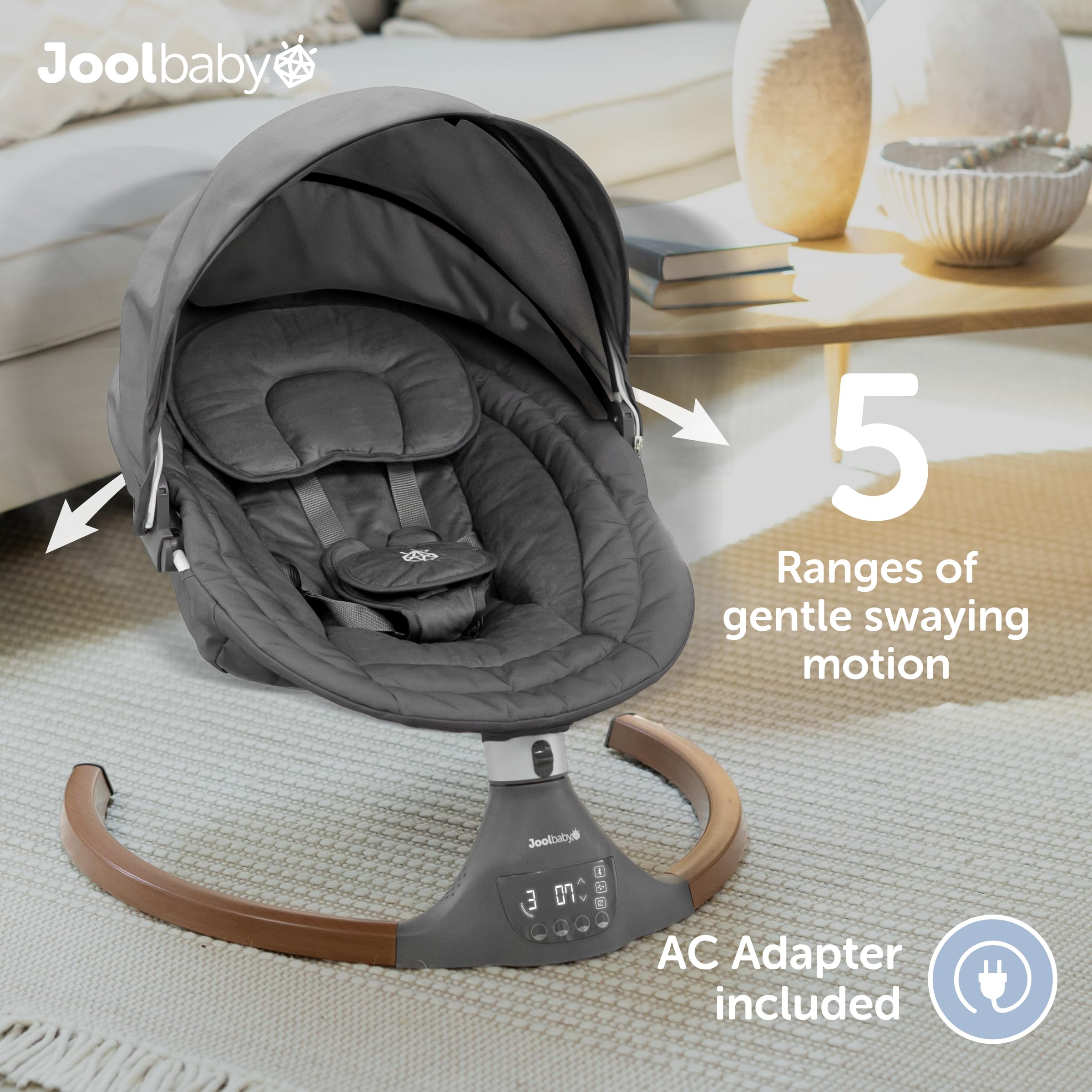 Jool Baby Nova Nature swing remote control for easy adjustments