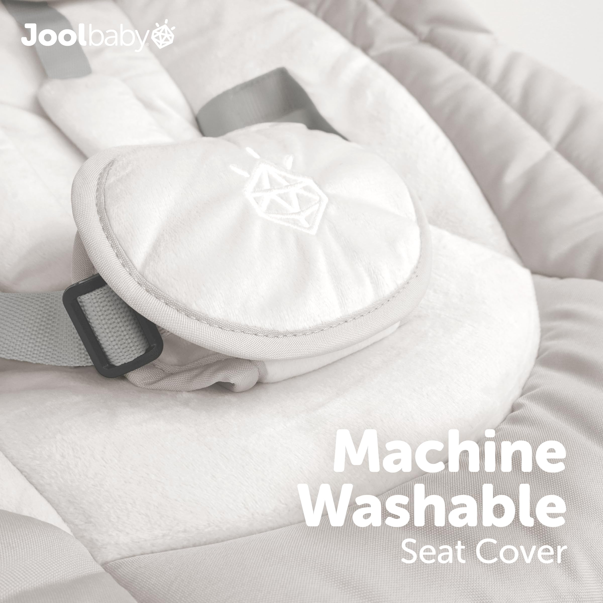 Remote control enables easy adjustments while baby rests.