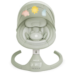 Jool Baby Nova Swing side-to-side motion soothes newborns.