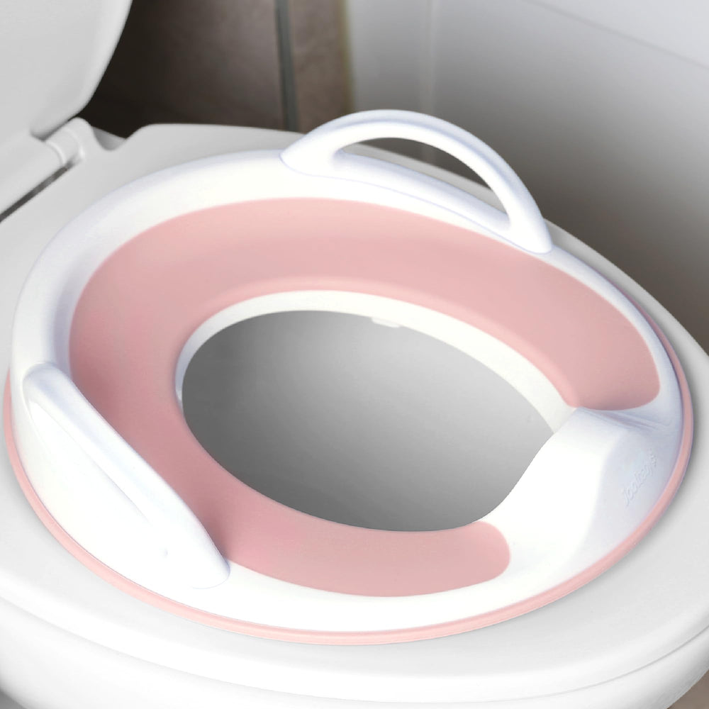 Jool Baby Potty Seat with Handles offers secure grip for confident toilet training.