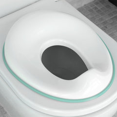 Jool Baby Aqua potty seat front view showing secure fit for kids