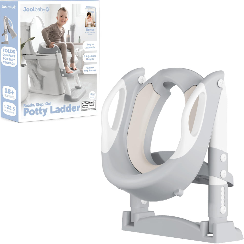 Jool Baby potty training seat easy-clean surface, quick wipe-down after use