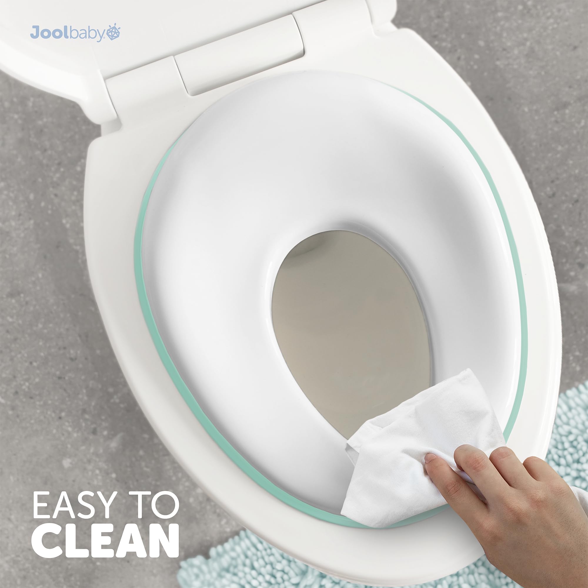 Jool Baby Aqua potty seat storage hook for easy hanging