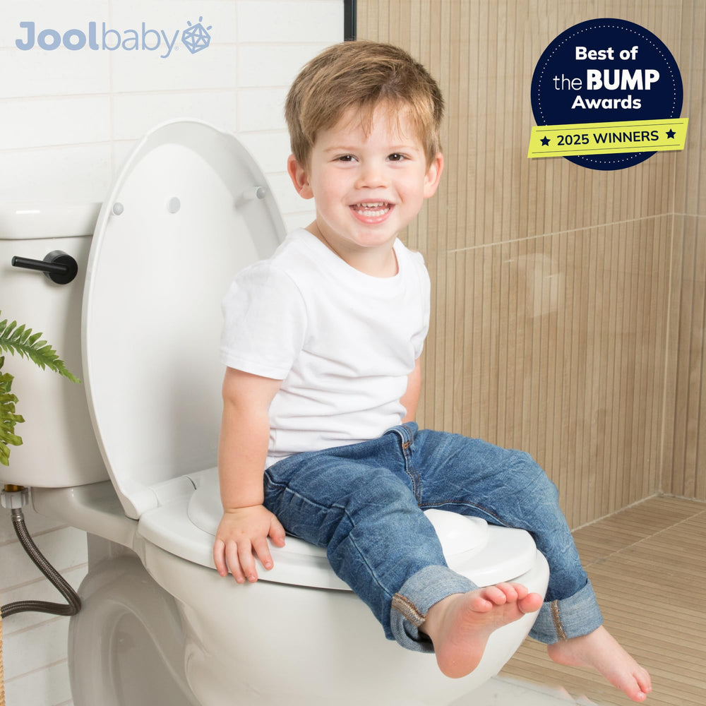 Jool Baby Quick Flip magnetic seat keeps potty up