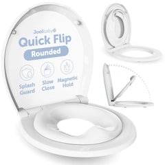 Jool Baby Quick Flip Seat with potty-up design eases toddler training at home.