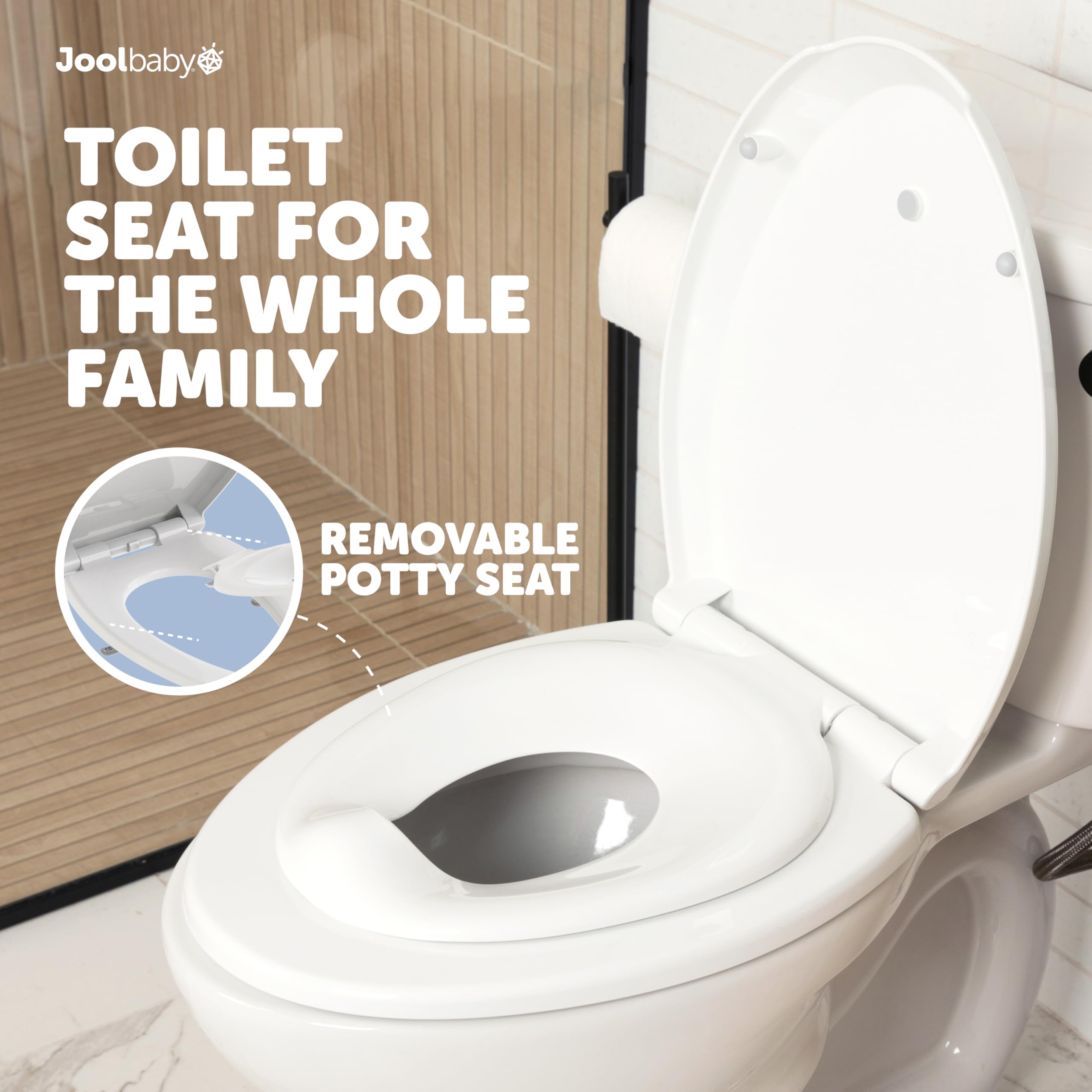 Jool Baby Quick Flip slip-resistant bumpers stabilize the seat