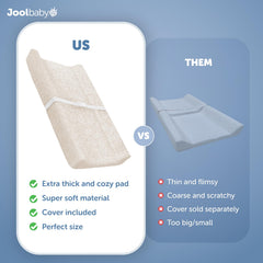Jool Baby Serenity contoured sides with a safety strap for stability.