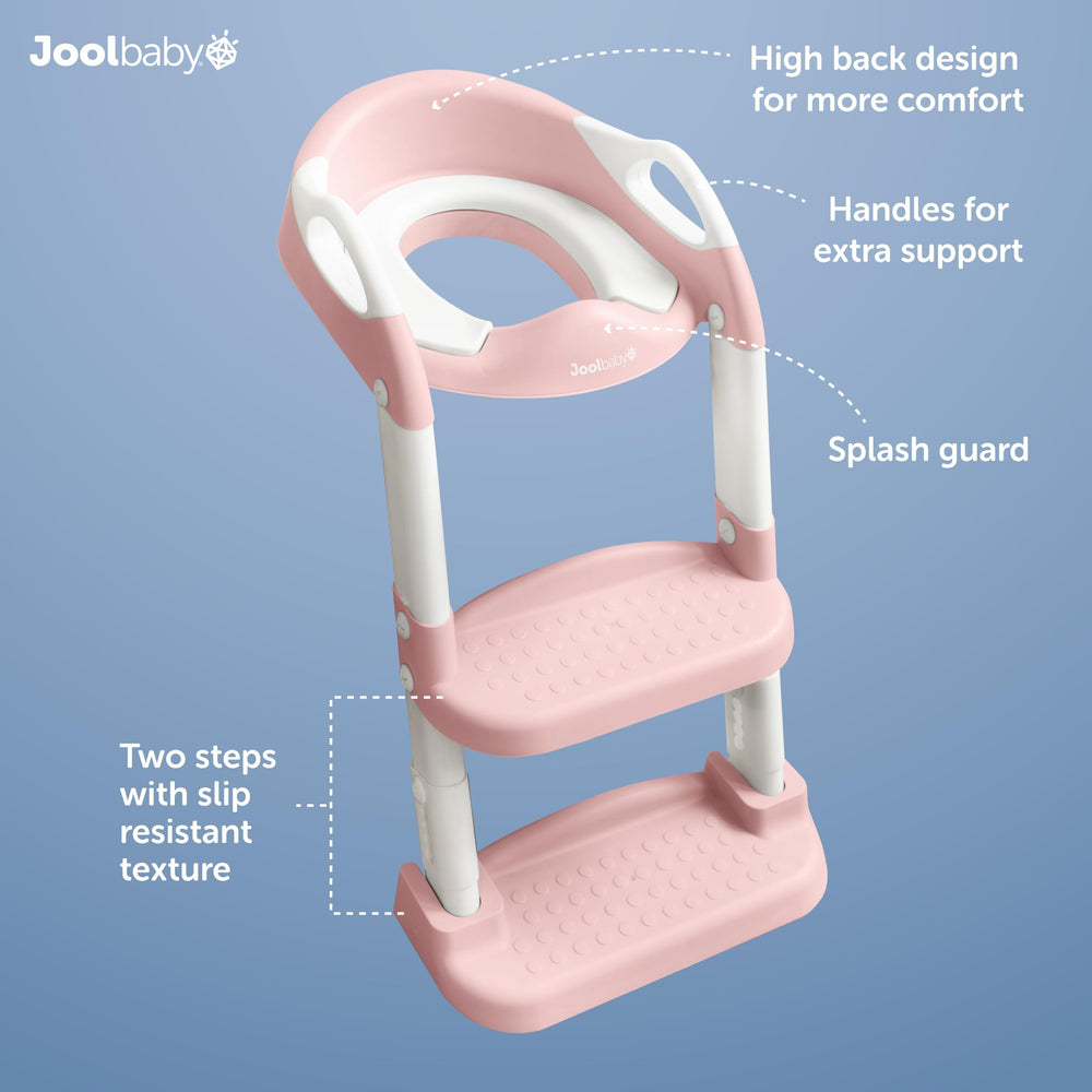 Sturdy side handles help steady your toddler during use.