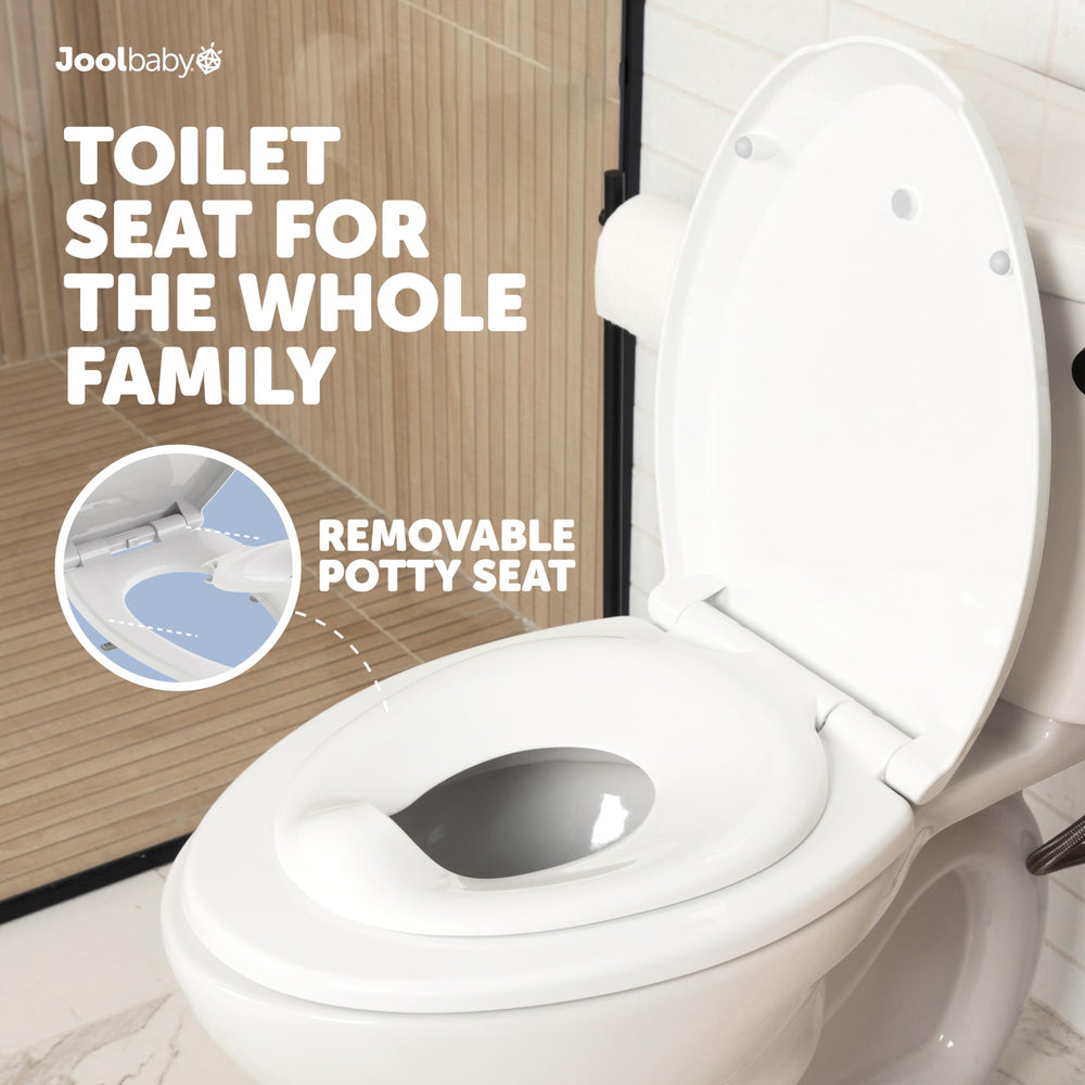 Jool Baby slip-resistant-bumpers keep the seat steady for everyone.