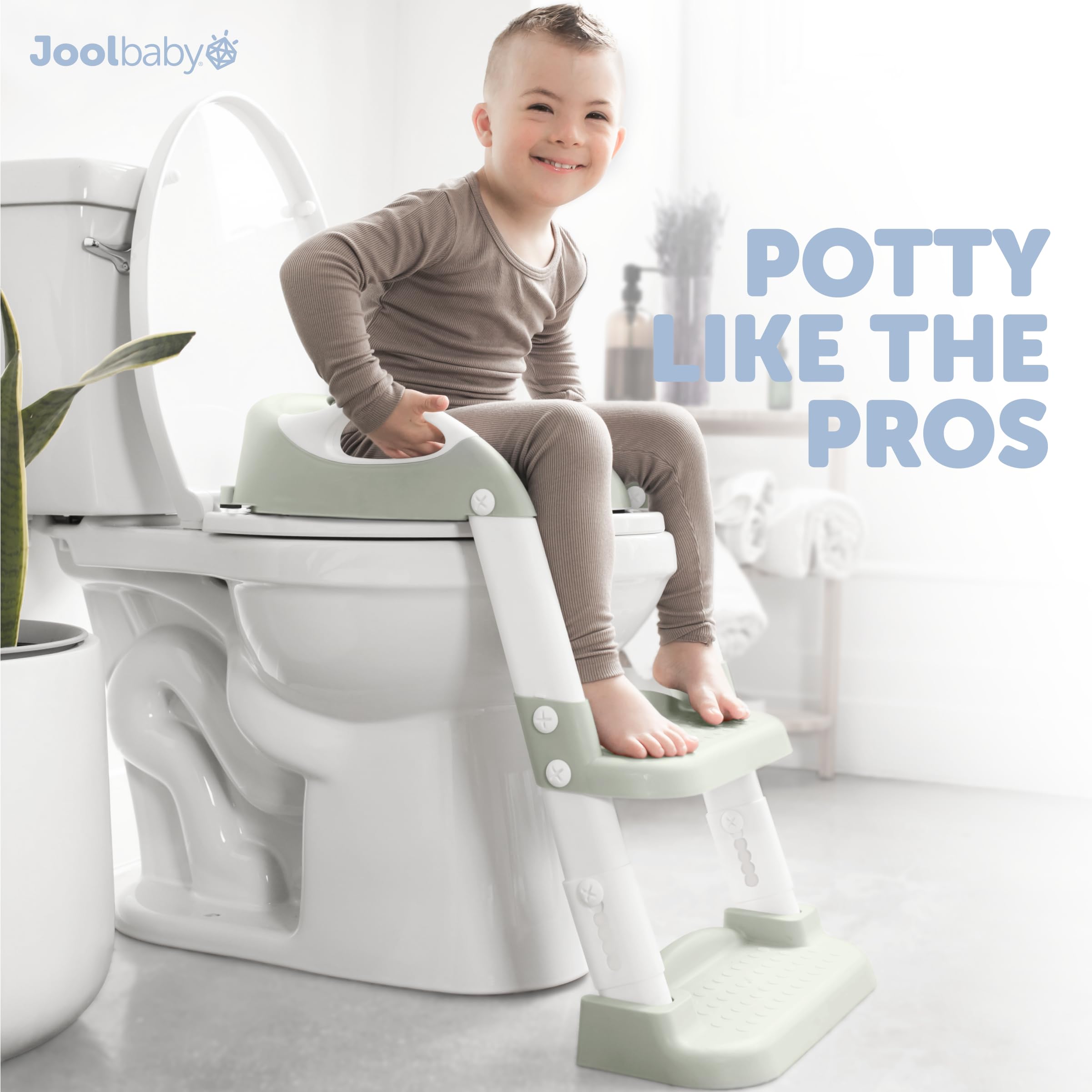 Jool Baby slip-resistant steps keep little climbers steady.