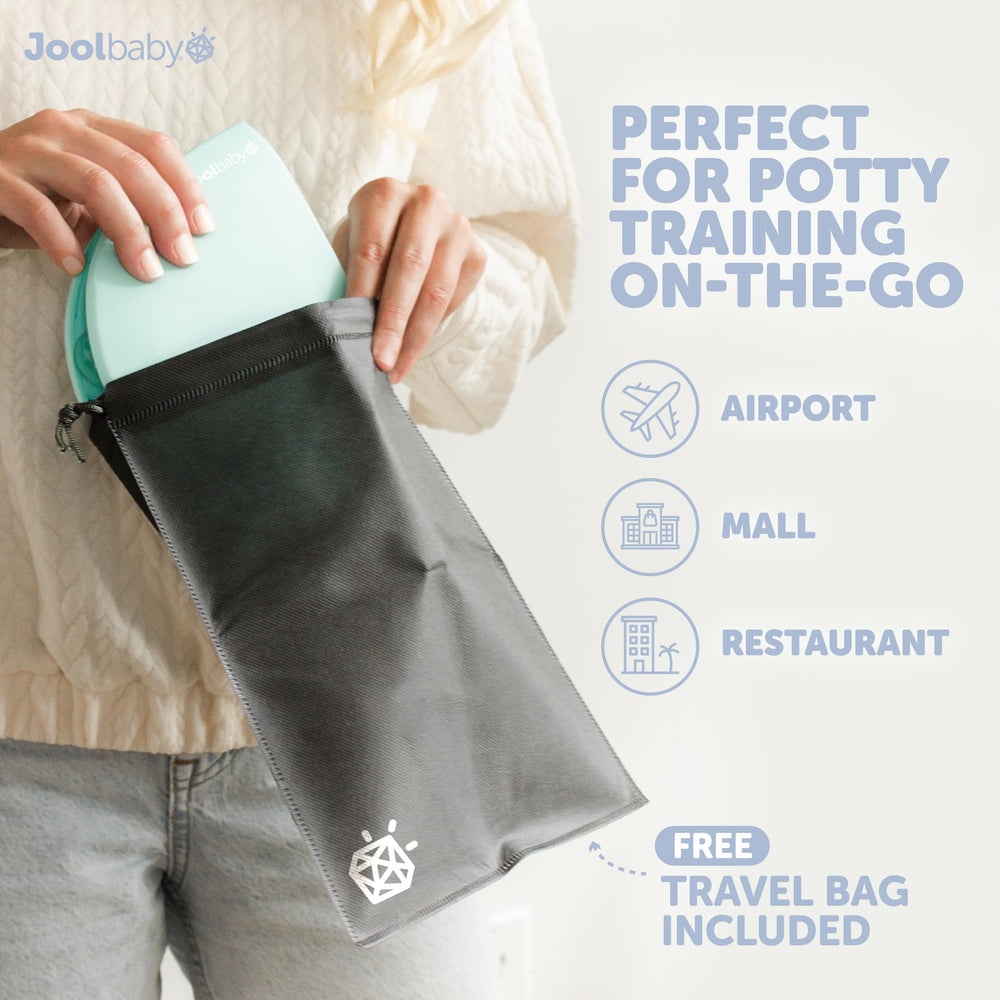 Suction cups secure the seat for stable placement during quick trips.