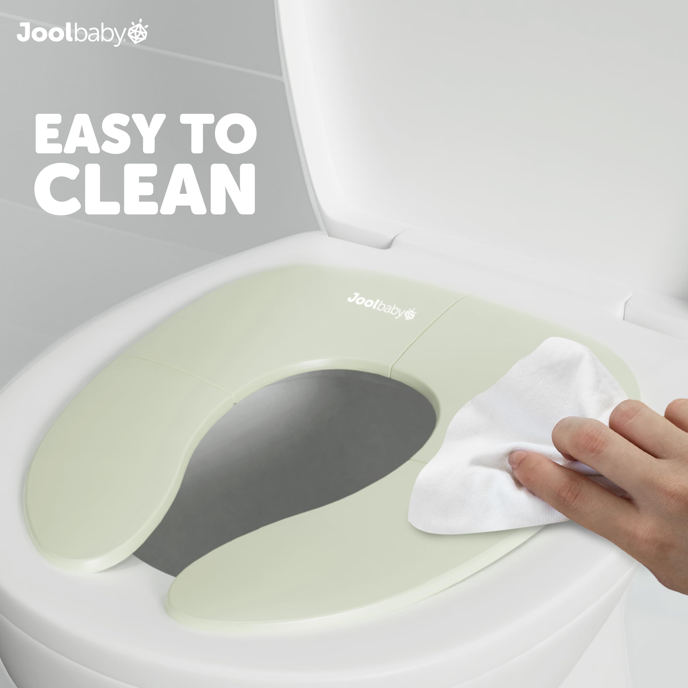 Jool Baby travel bag included supports discreet, portable potty training.