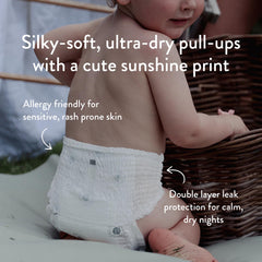 Joonya ultra-soft topsheet shown for sensitive baby skin.