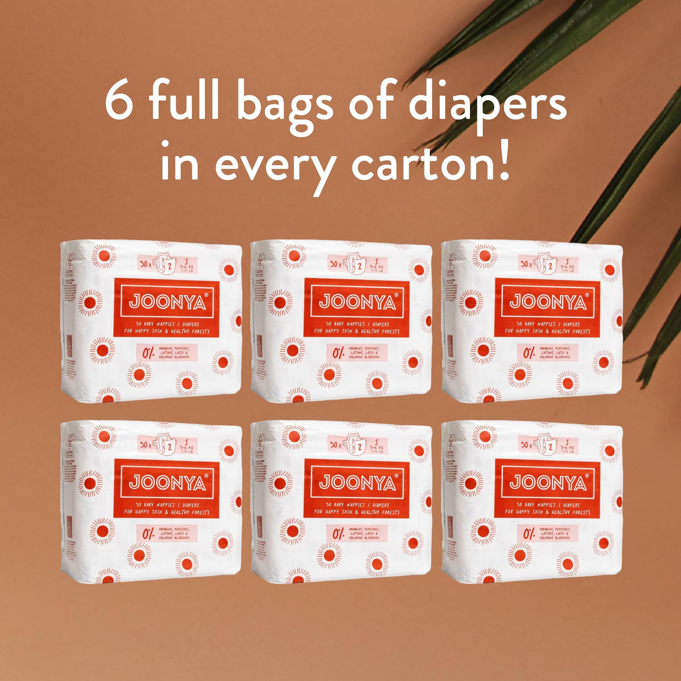 JOONYA 30 percent post-consumer recycled packaging
