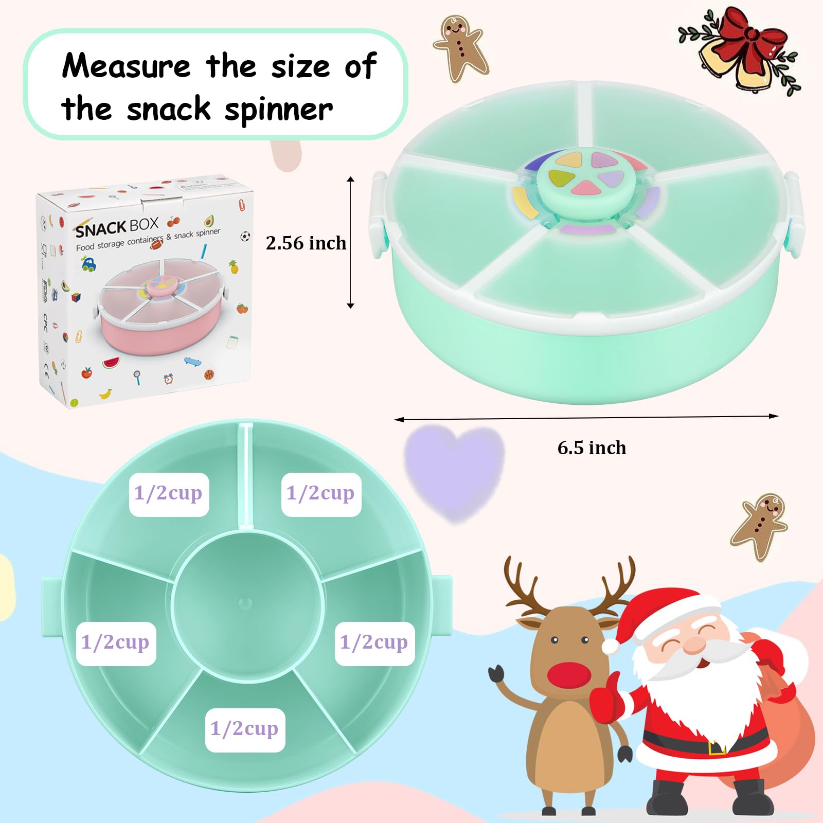 JOOPETALK rotating lid for quick, fun snack access during activities.
