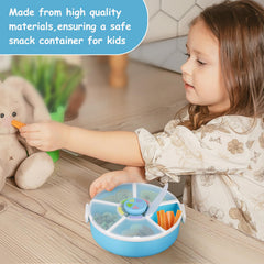 JOOPETALK removable divider creates extra space for longer items like fruit wedges.